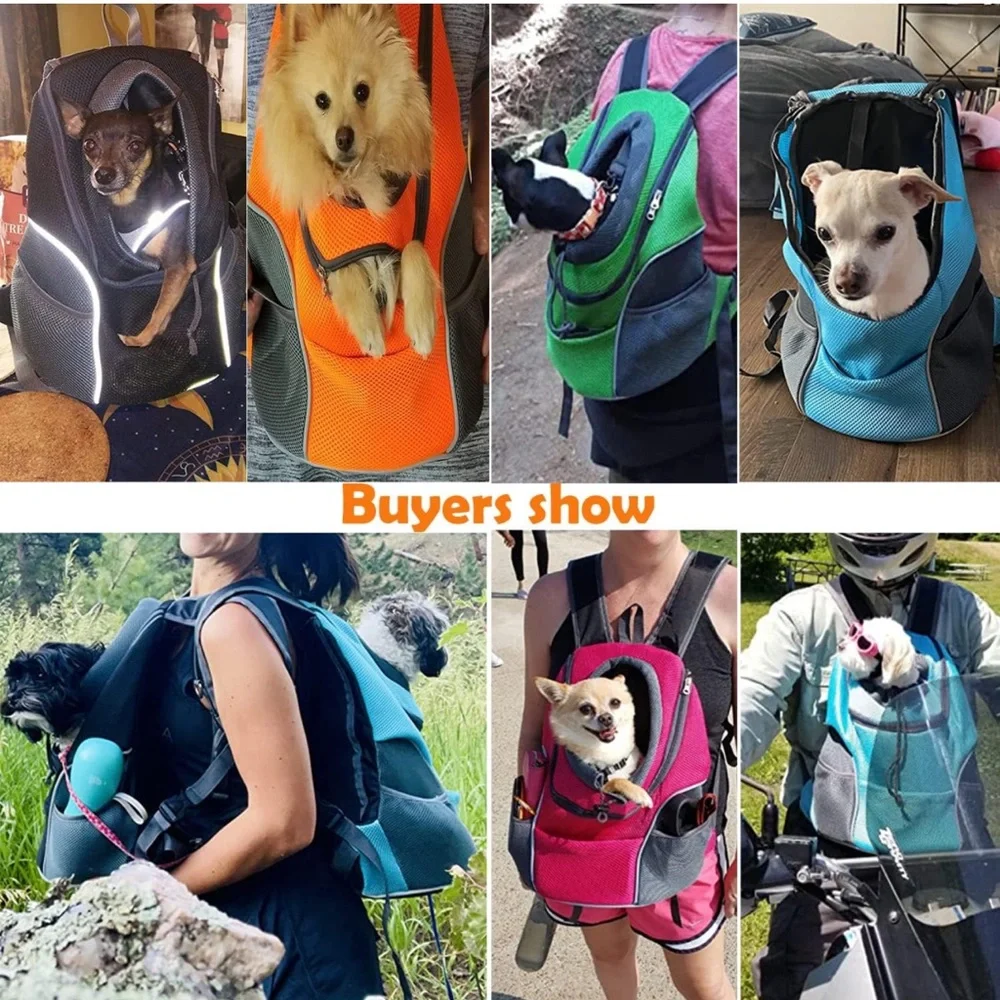 🐾PET DOG carrier backpack orange size L🐾